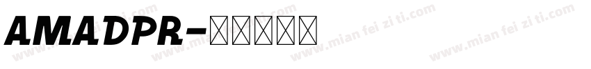 amadpr字体转换