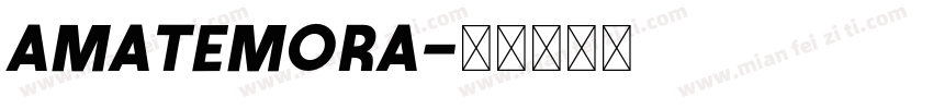 Amatemora字体转换