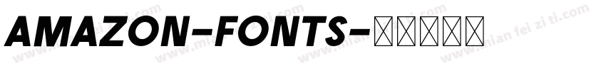 amazon-fonts字体转换