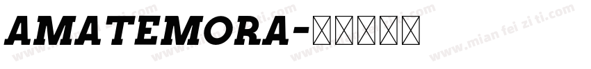 Amatemora字体转换