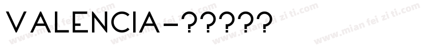 Valencia字体转换