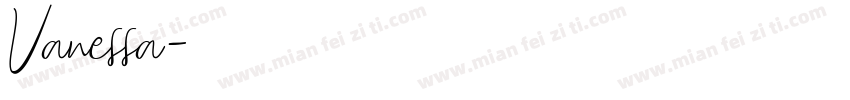 Vanessa字体转换