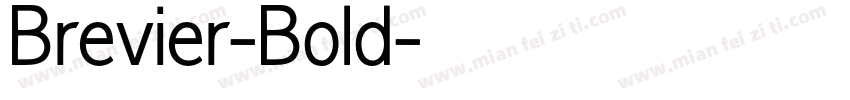 Brevier-Bold字体转换
