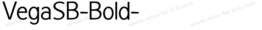 VegaSB-Bold字体转换