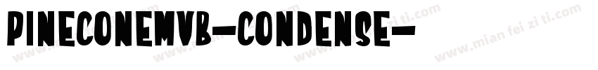 pineconeMVB-Condense字体转换