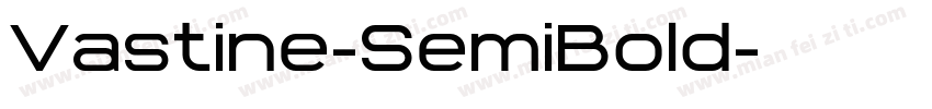 Vastine-SemiBold字体转换