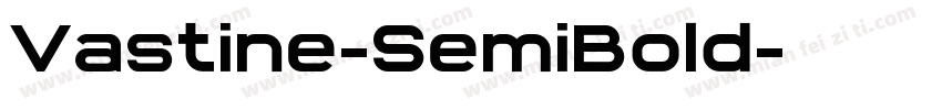Vastine-SemiBold字体转换