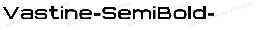 Vastine-SemiBold字体转换