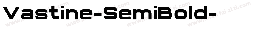 Vastine-SemiBold字体转换