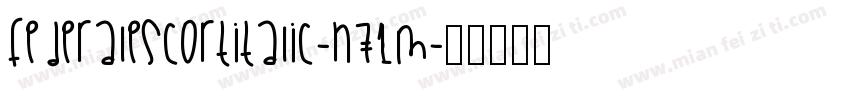 FederalEscortItalic-n71M字体转换