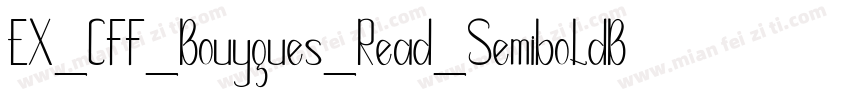 EX_CFF_Bouygues_Read_SemiboldBold字体转换
