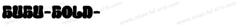 BUBU-BOLD字体转换