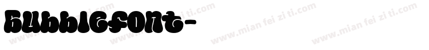 Bubblefont字体转换