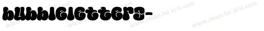 bubbleletters字体转换