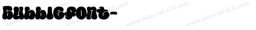 Bubblefont字体转换