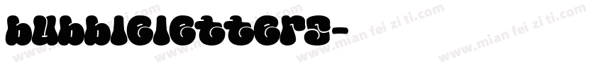 bubbleletters字体转换
