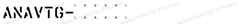 anavtg字体转换