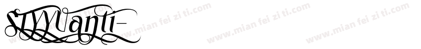 STYYUanti字体转换