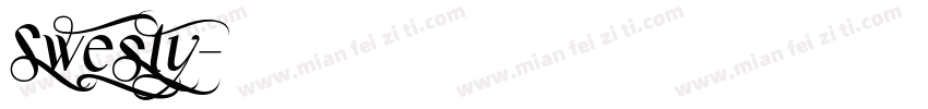 Swesty字体转换
