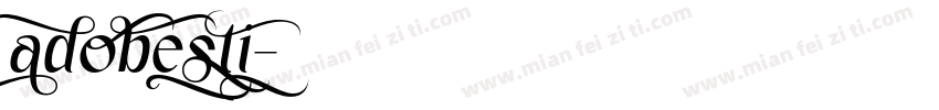 adobesti字体转换
