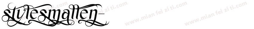 stylesmallen字体转换