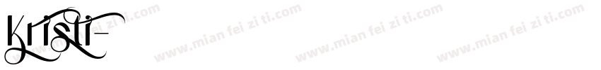 Kristi字体转换