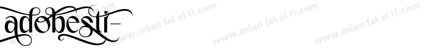 adobesti字体转换