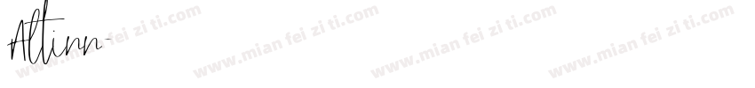Altinn字体转换