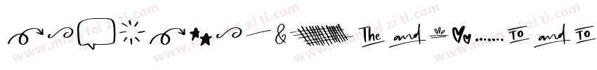 GSAWGKSymbolsPhilips字体转换
