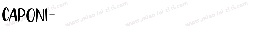Caponi字体转换