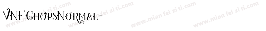 VNFChopsNormal字体转换