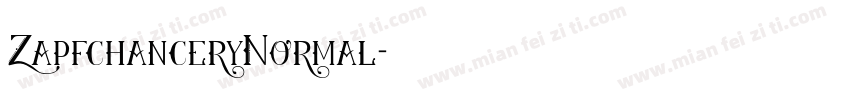 ZapfchanceryNormal字体转换