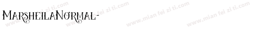 MarsheilaNormal字体转换