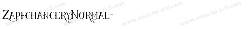 ZapfchanceryNormal字体转换