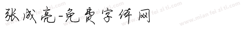 张成亮字体转换