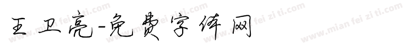 王卫亮字体转换