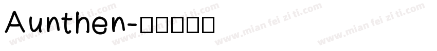 Aunthen字体转换