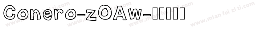 Conero-zOAw字体转换