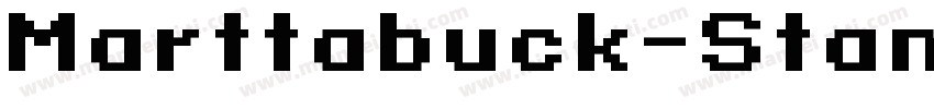 Marttabuck-Standard字体转换