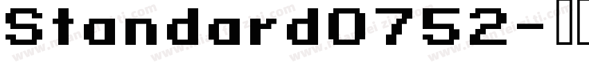 Standard0752字体转换