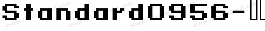 Standard0956字体转换