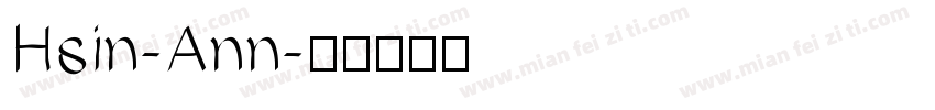 Hsin-Ann字体转换