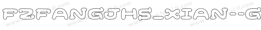 FZFANGJHS_XIAN--GB1-字体转换