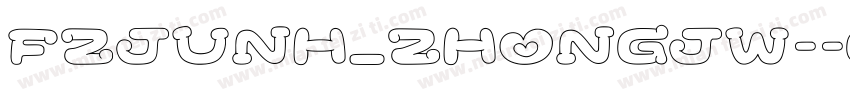 FZJUNH_ZHONGJW--GB1-字体转换