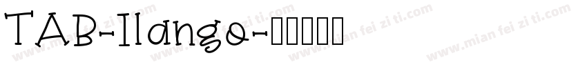 TAB-Ilango字体转换