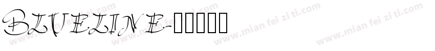 BLUELINE字体转换
