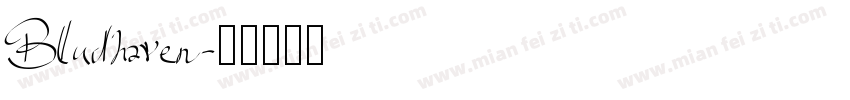 Bludhaven字体转换