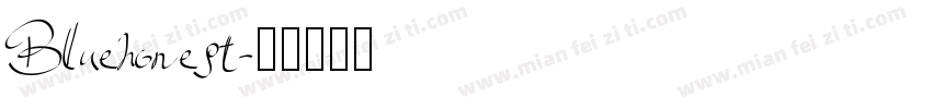 Bluehonest字体转换