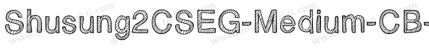 Shusung2CSEG-Medium-CB字体转换