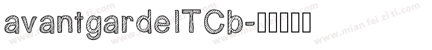 avantgardeITCb字体转换